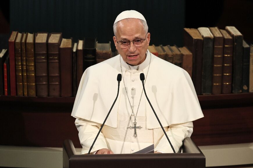 The pope said Turkey has a special role to play in international relations - and solving conflict