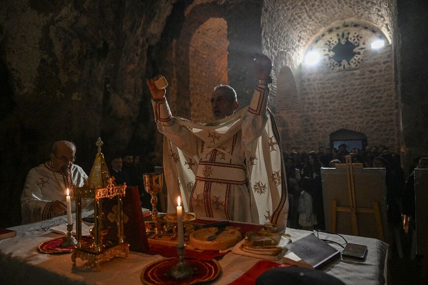 Worshippers believe St Peter conducted the first ever Christian service at the rock church