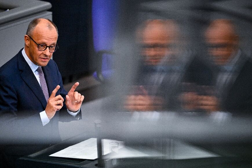 German Chancellor Friedrich Merz spoke to Palestinian president Mahmud Abbas before his MidEast trip