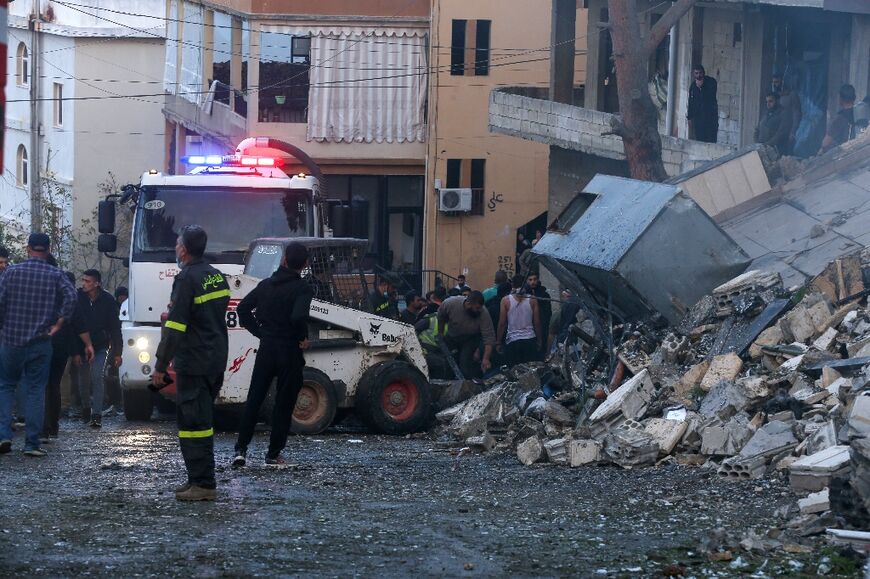 The Israeli military said it struck weapons storage facilities located in the heart of the civilian population