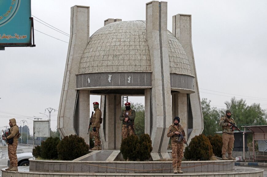 Security forces and the army were combing neighbourhoods in Tabqa after the SDF pullout