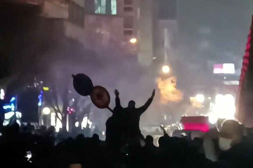 Protesters filled streets across Iran