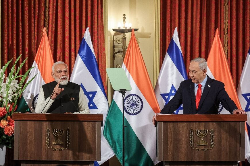 Both Modi and Netanyahu used the visit to announce a series of initiatives aimed at deepening trade and technological cooperation