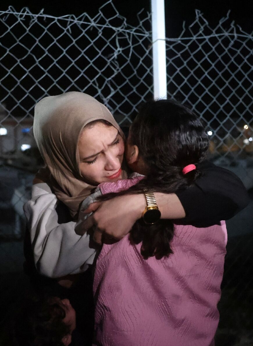 Gazans long-separated from their loved ones shed tears of joy after the limited reopening of the Rafah crossing with Egypt