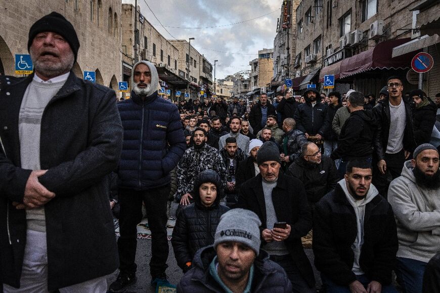 The gathering of just a few hundred worshippers was a far cry from the typical way Eid is usually marked in Jerusalem