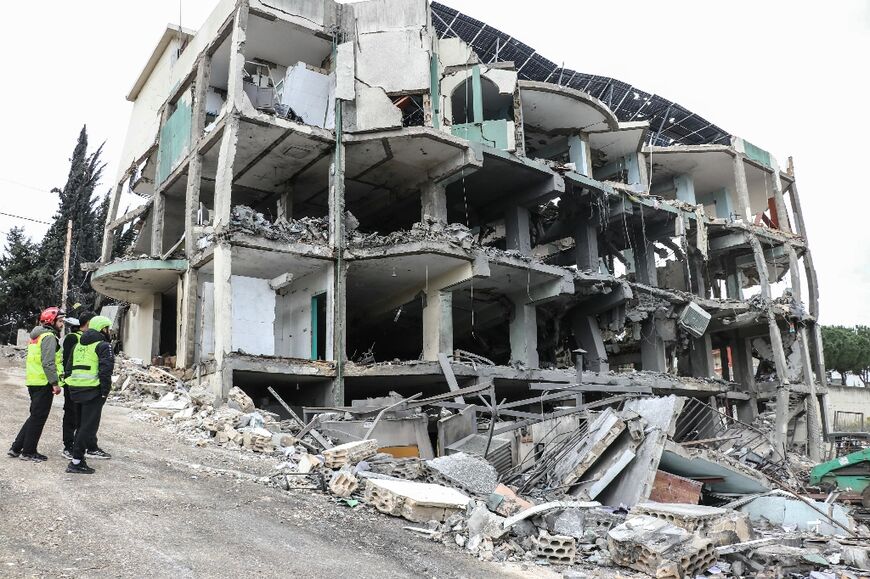 An Israeli strike hit a healthcare centre in the southern town of Burj Qalawiya 