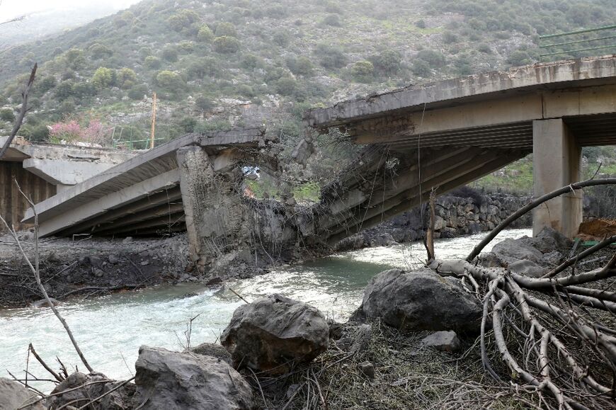 Israel destroyed a major bridge over the Litani River in southern Lebanon