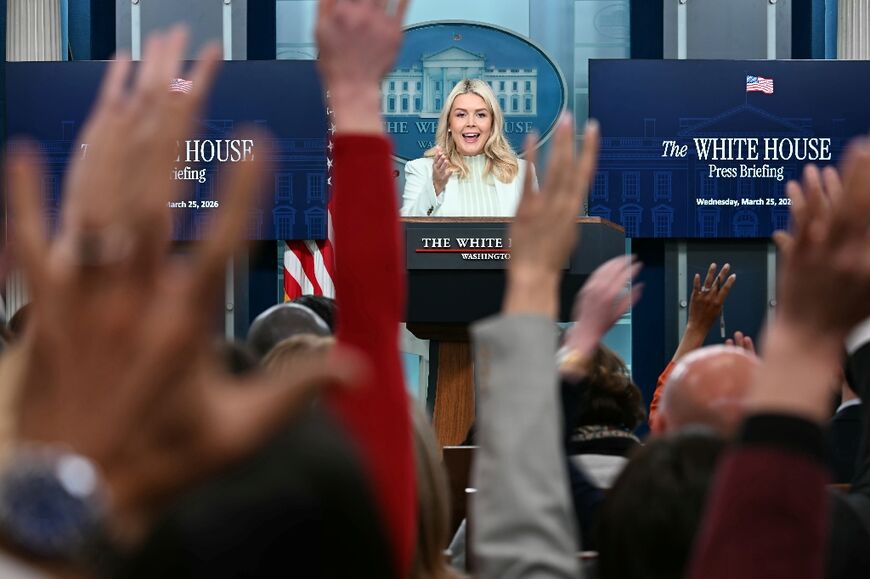White House Press Secretary Karoline Leavitt said Iran was looking for an 'exit ramp' from the war