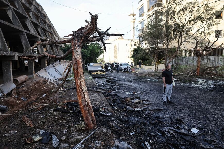 In Lebanon, the health ministry said seven people were killed in Israeli strikes in south Beirut  