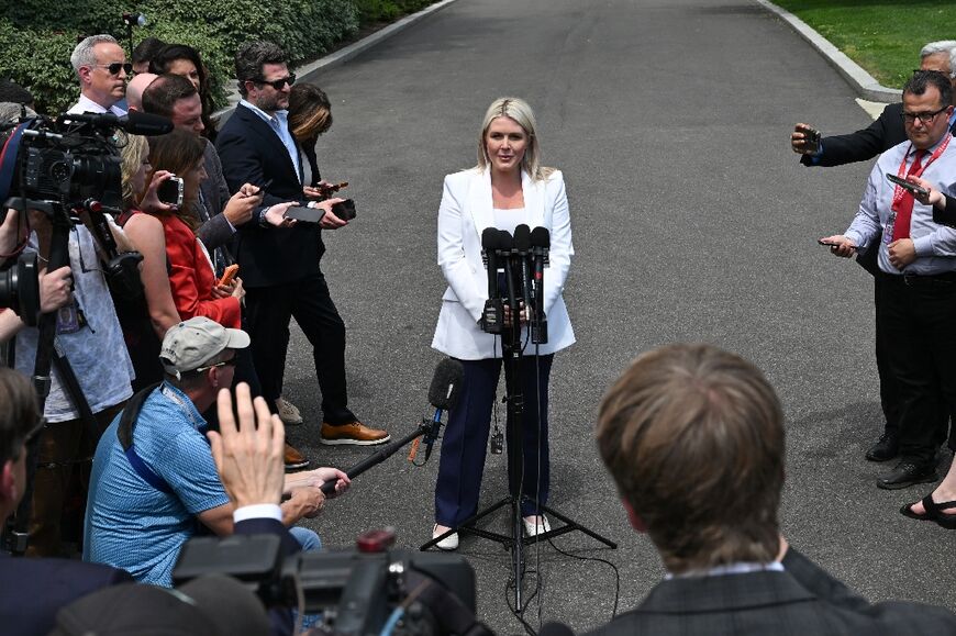 White House Press Secretary Karoline Leavitt said US-Iran talks will 'hopefully move the ball forward towards a deal'