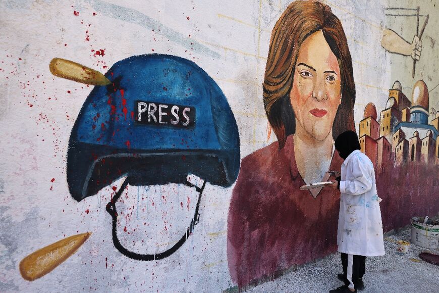 Palestinians honor slain veteran Al-Jazeera journalist Shireen Abu Akleh in Gaza and across the territories with murals and calls for justice