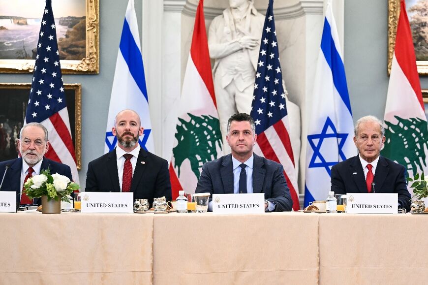 Direct talks between Lebanon and Israel were taking place in Washington