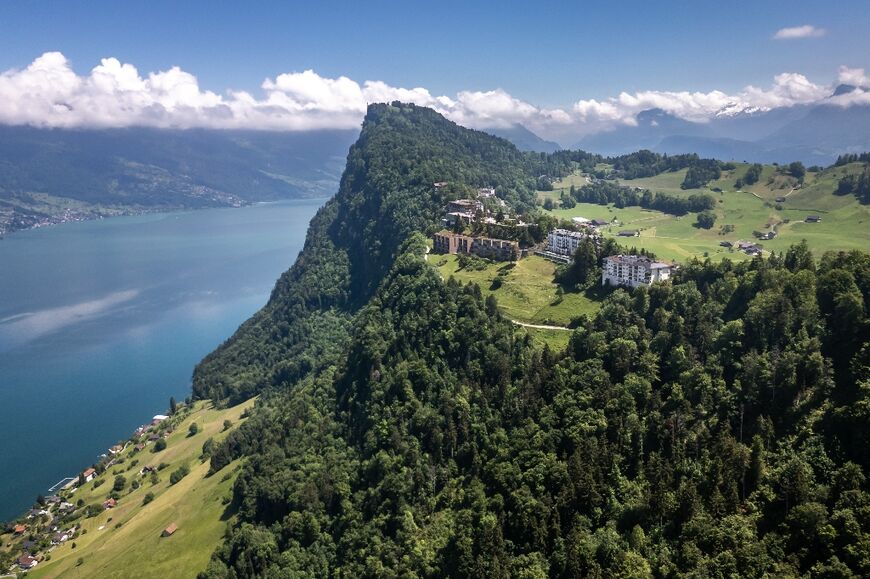 The first hotel on the Burgenstock site opened in 1873