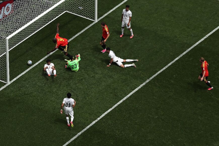 Romelu Lukaku's physical presence forced Egypt's Mohamed Hany into scoring an own goal to earn Belgium a point