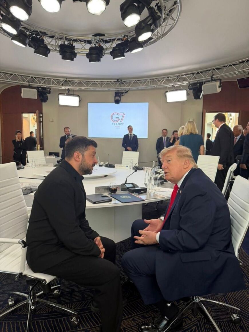 Trump and Zelensky held face-to-face talks