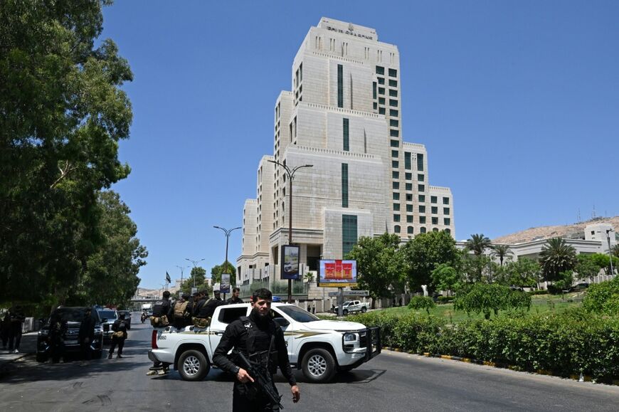 The explosions had been planted near the luxury Four Seasons Hotel, where Macron had spent the night
