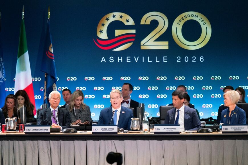 Finance ministers and central bank governors from the Group of 20 major economies are meeting for two days in Asheville, North Carolina