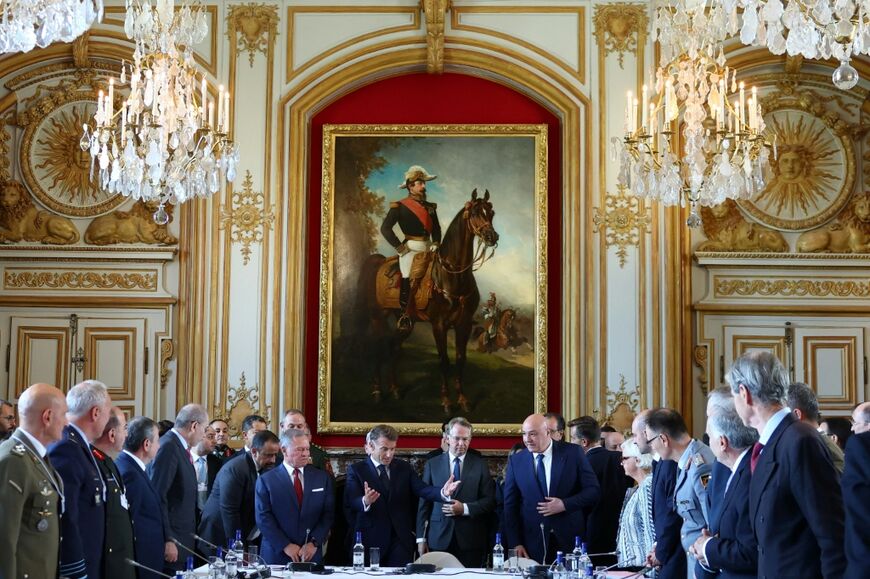The French presidency said the aim of the Paris talks was to review a Lebanese armed forces deployment plan