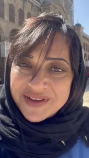 Amberin Zaman in Damascus
